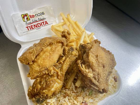 Combinación Pollo frito 3 presas