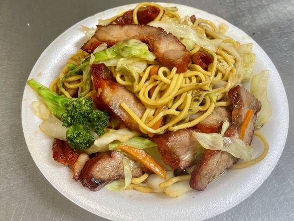 Lo Mein carne ahumada