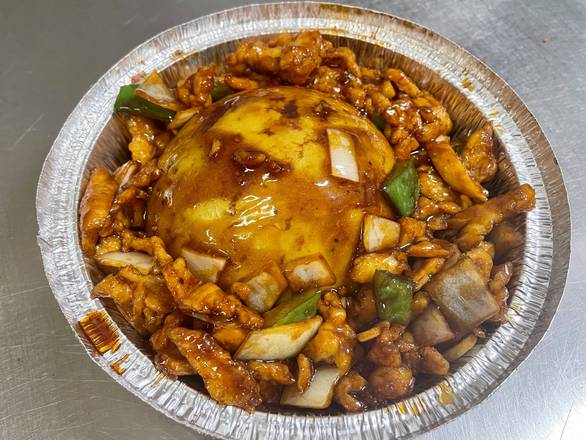 Mofongo Relleno Pepper Chicken