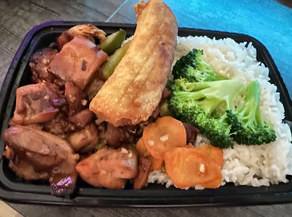 Bourbon Chicken combo