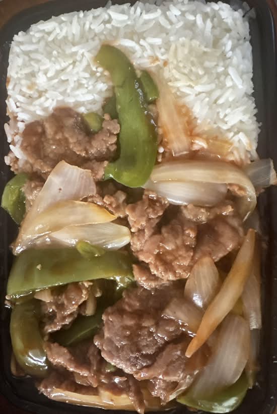 Pepper Steak with Onion combo