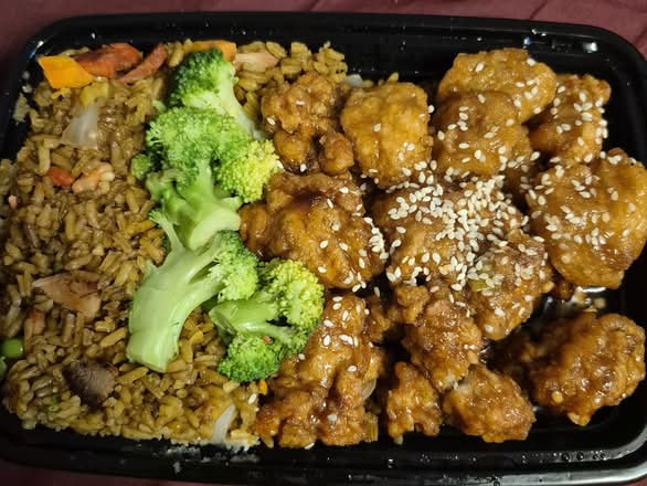Sesame Chicken combo