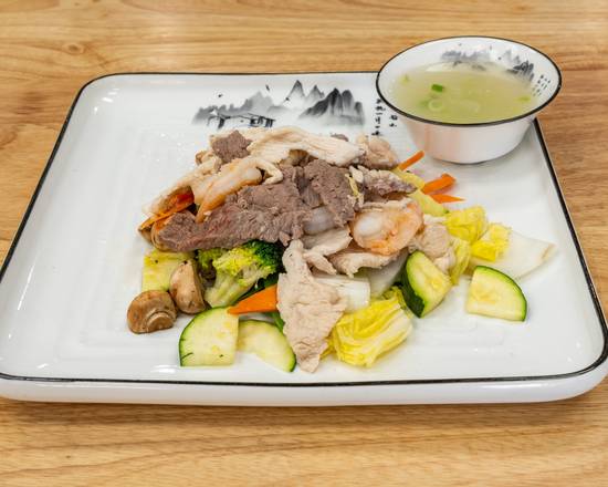Steamed Vegetables with Combination