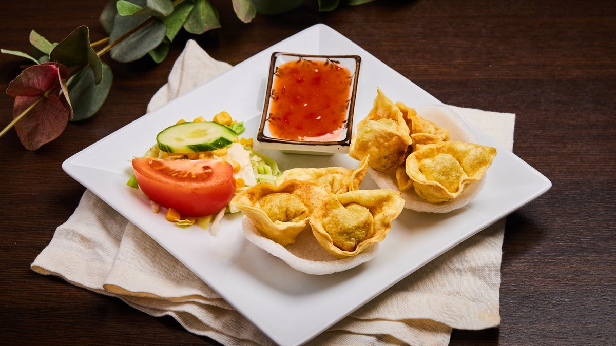 12. Frityrstekt Wonton