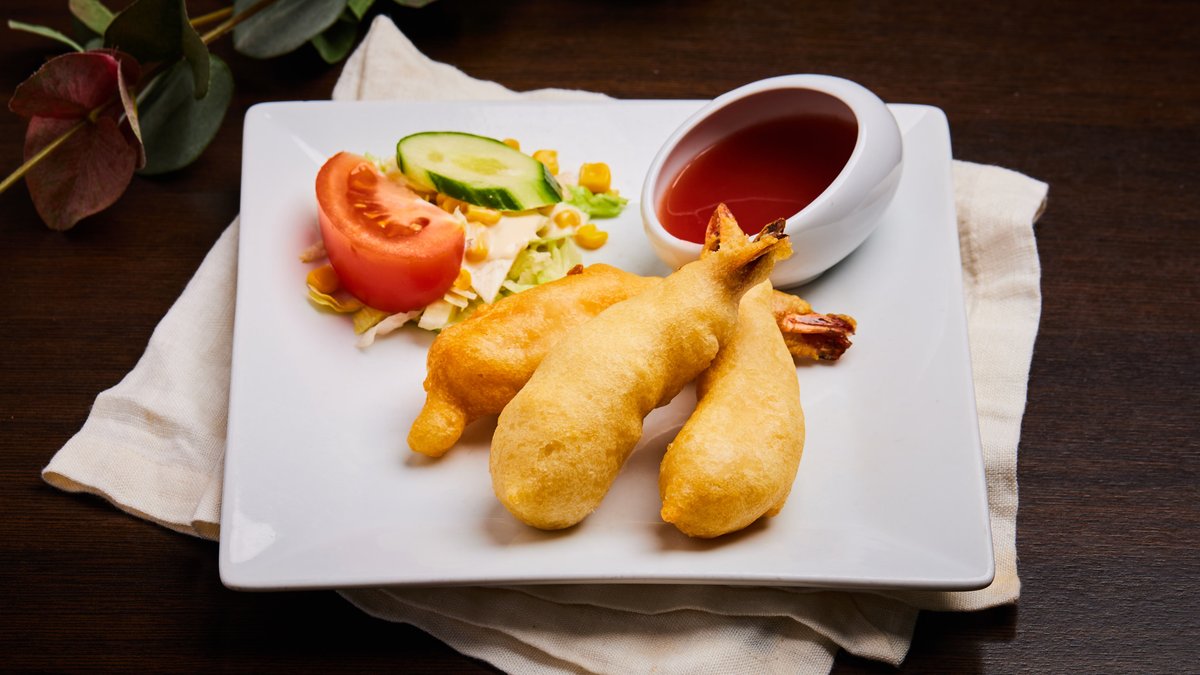 18. Innbakt Scampi