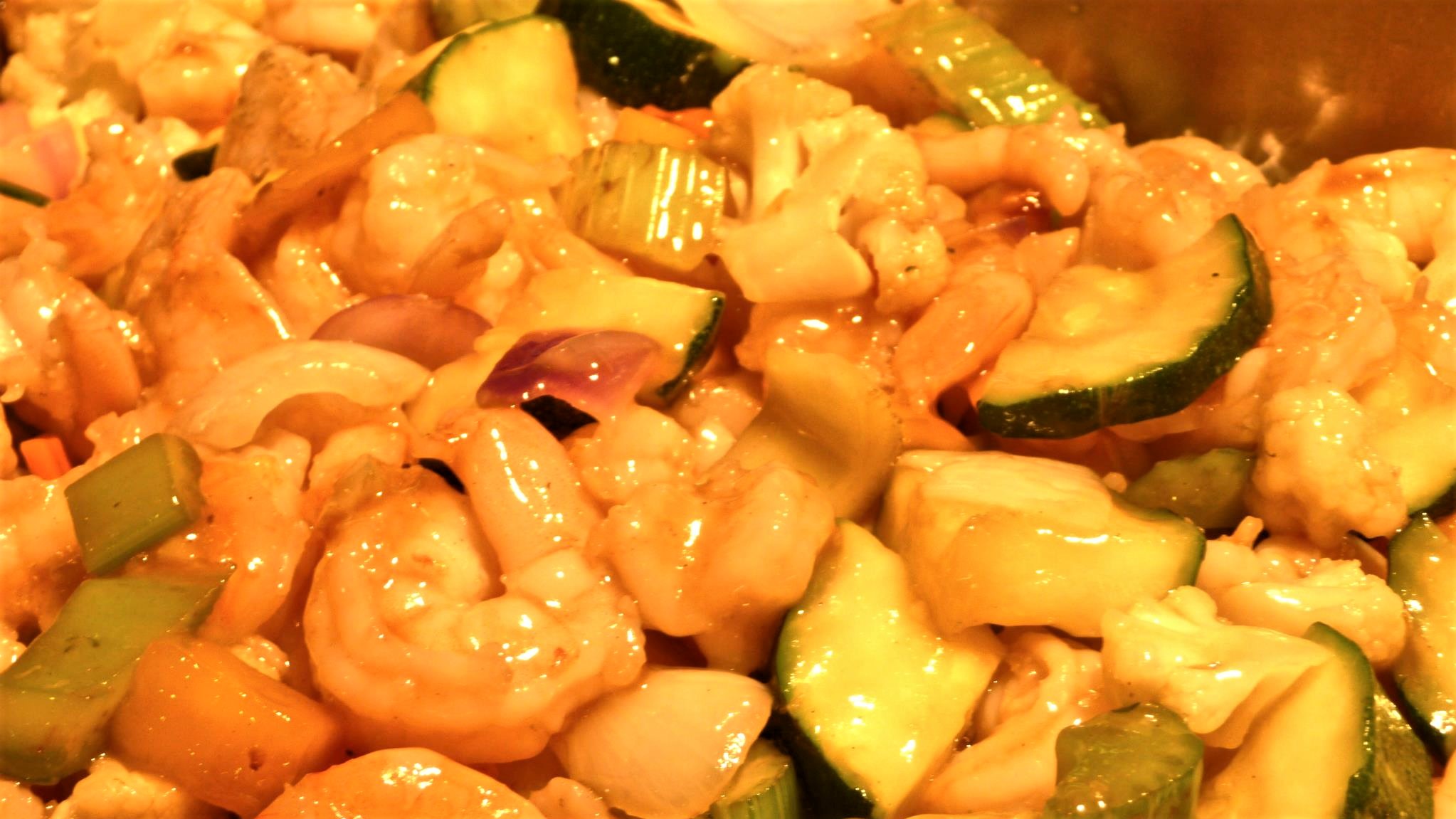 D12. Shrimp with Vegetables
