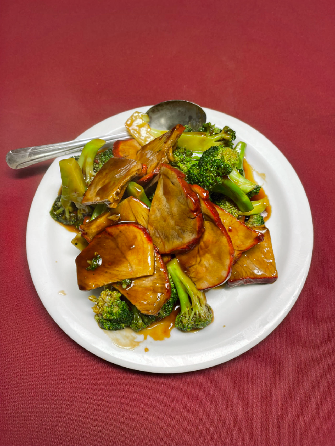 P5. B.B.Q Pork with Broccoli