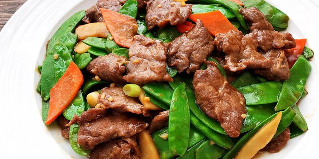 Beef w/ Snow Peas