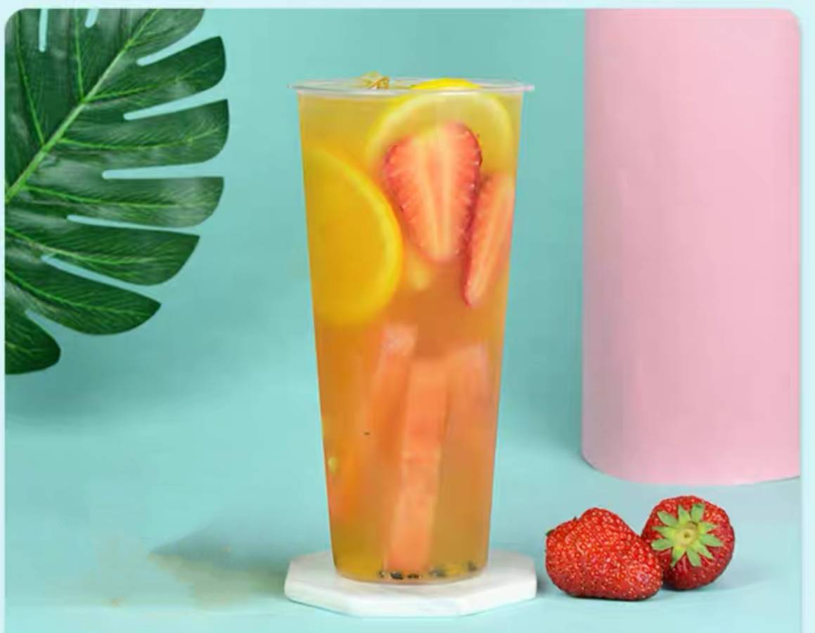 colorful fruit tea