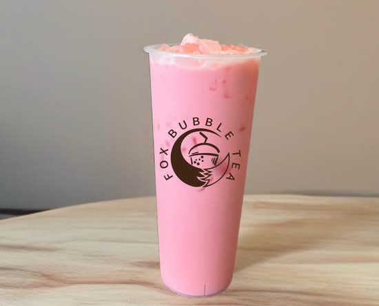 Strawberry milk tea