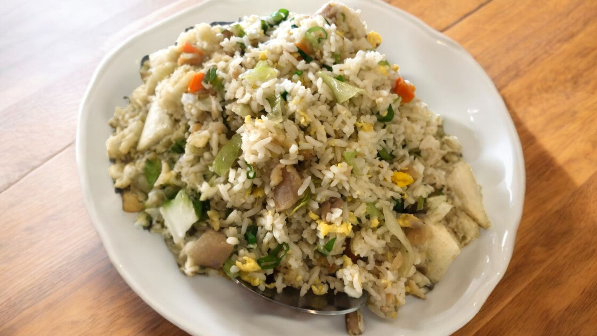 Salted Fish and Chicken Fried Rice / 鹹魚雞肉炒飯