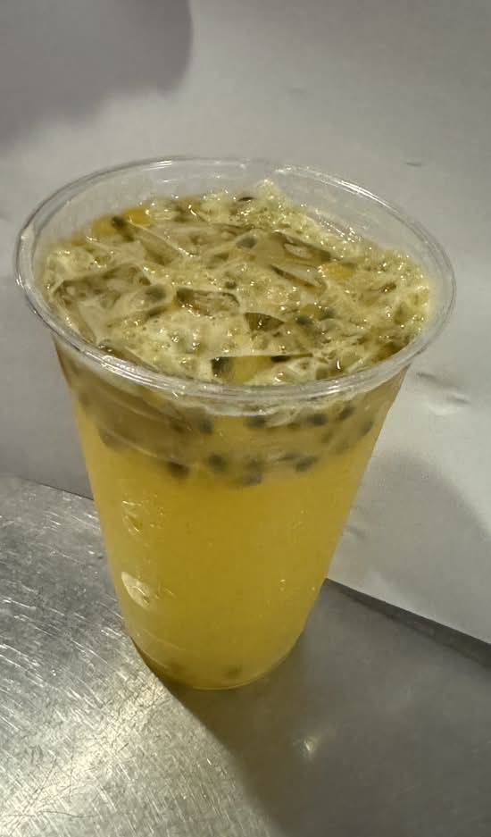 Sparkling Passion Fruit Drink