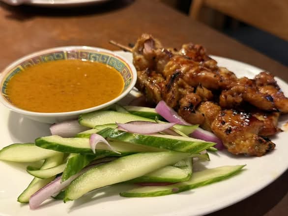 Candlenut Malay Chicken Satay (gf)
