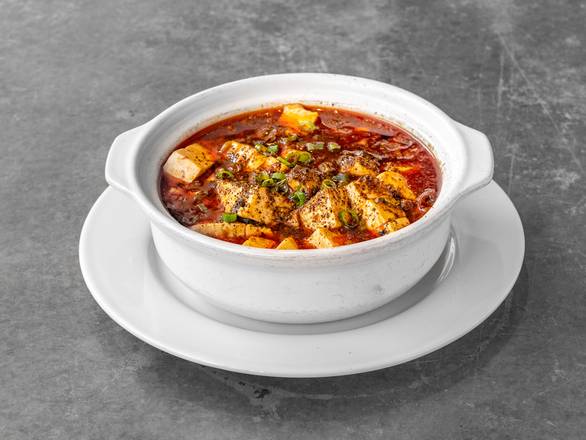 Vegetarian Chengdu Pock Mark Ma's Mapo Tofu Claypot (vg, gf)