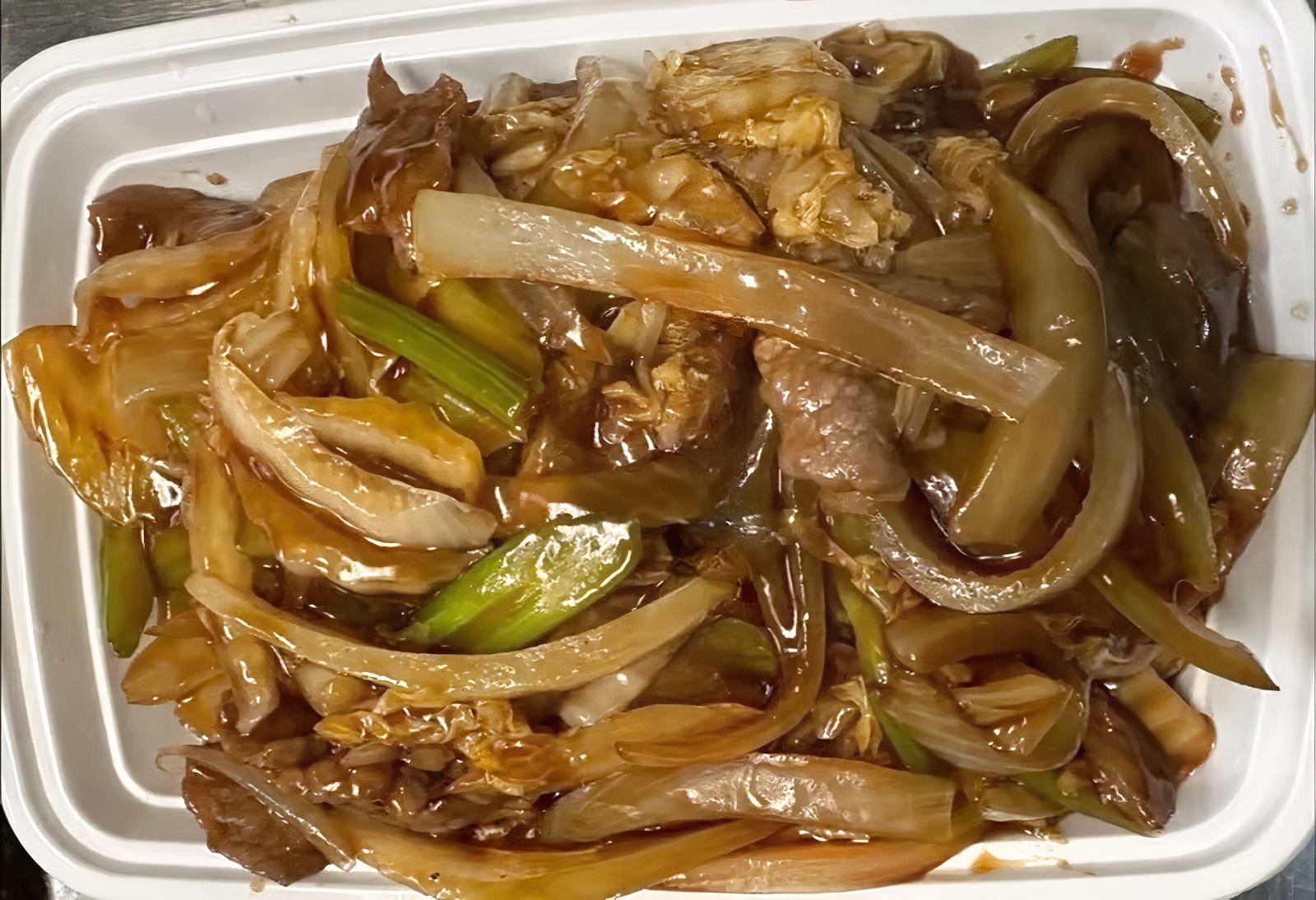 Beef Chow Mein or Chop Suey