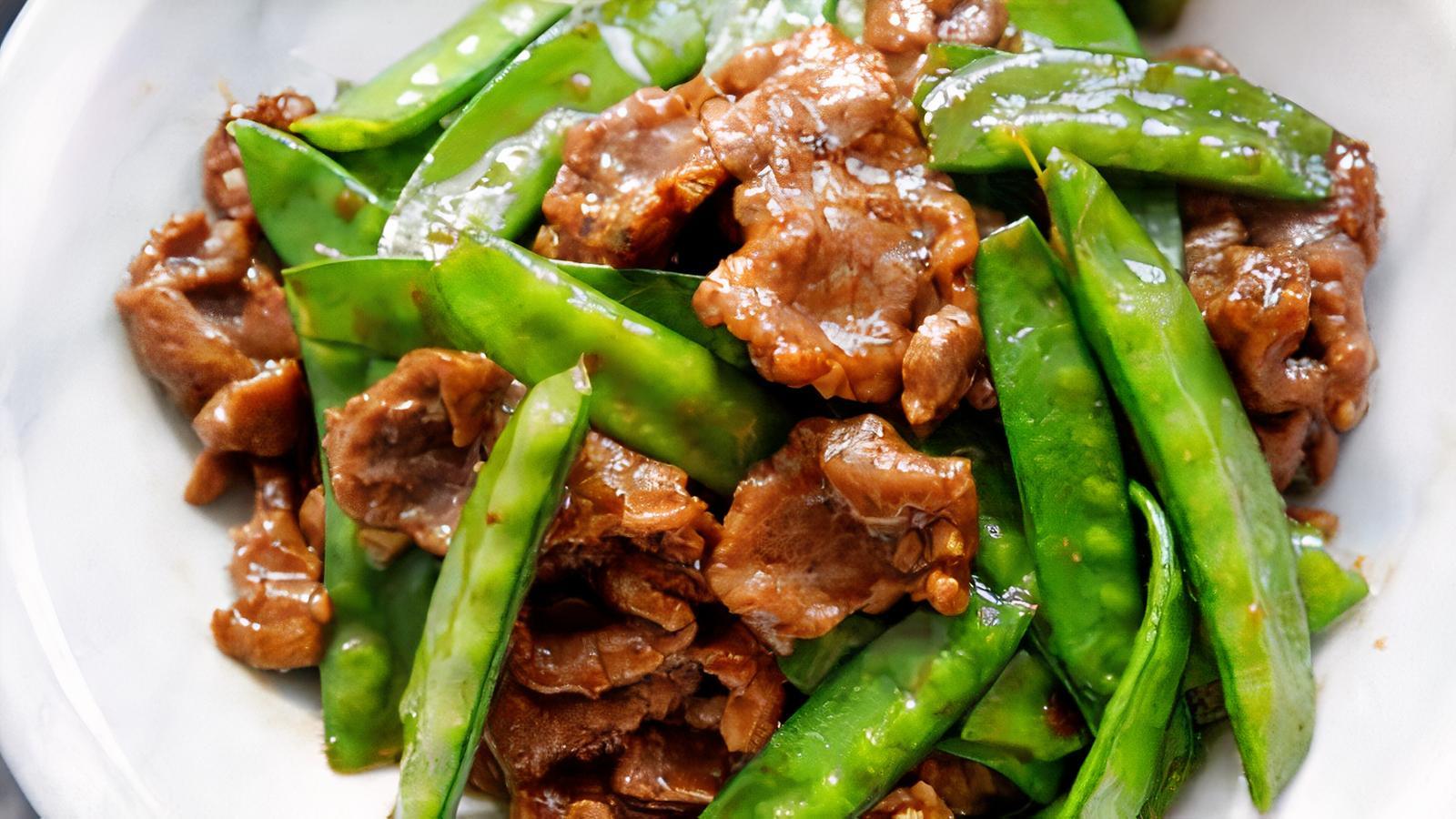 Beef with Snow Peas / 雪豆牛