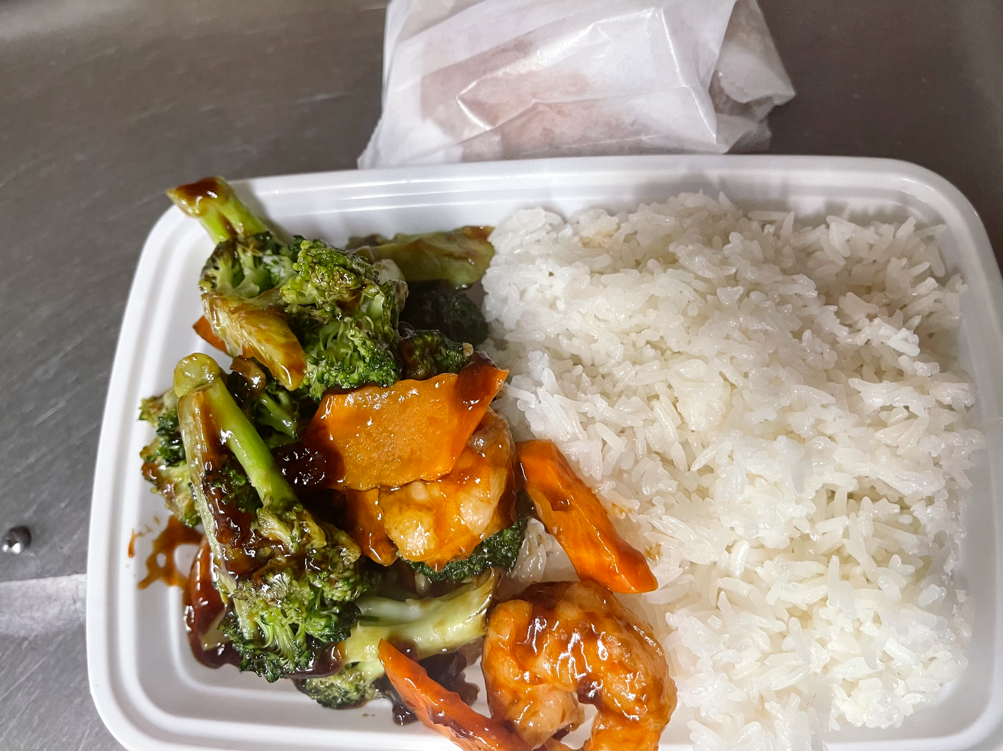 C20. Shrimp with Broccoli Combo/ 芥兰虾