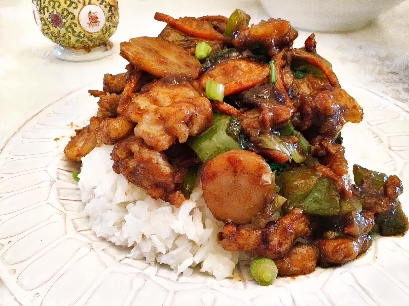 Chicken with Garlic Sauce/ 鱼香鸡