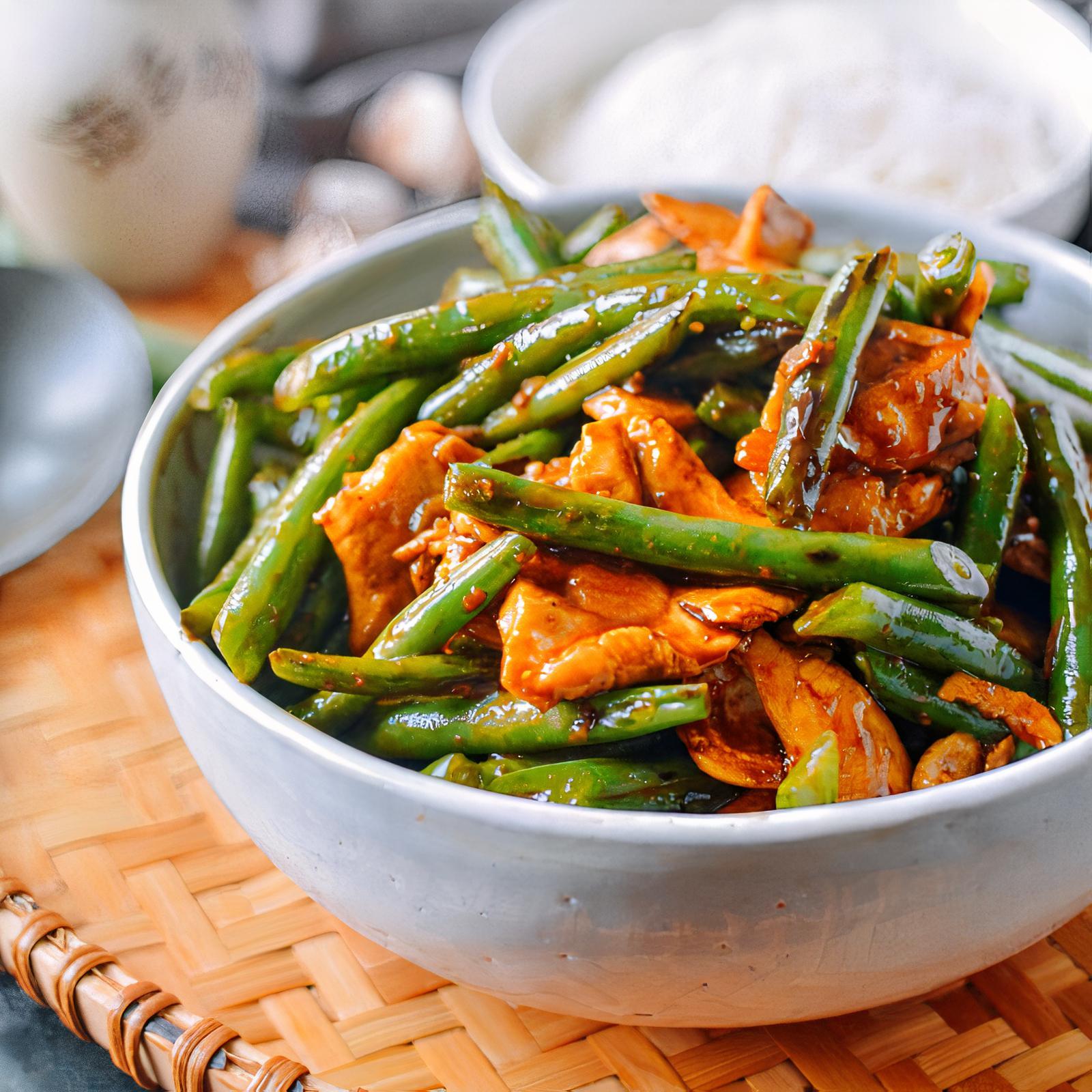 Chicken with String Beans / 四季豆鸡