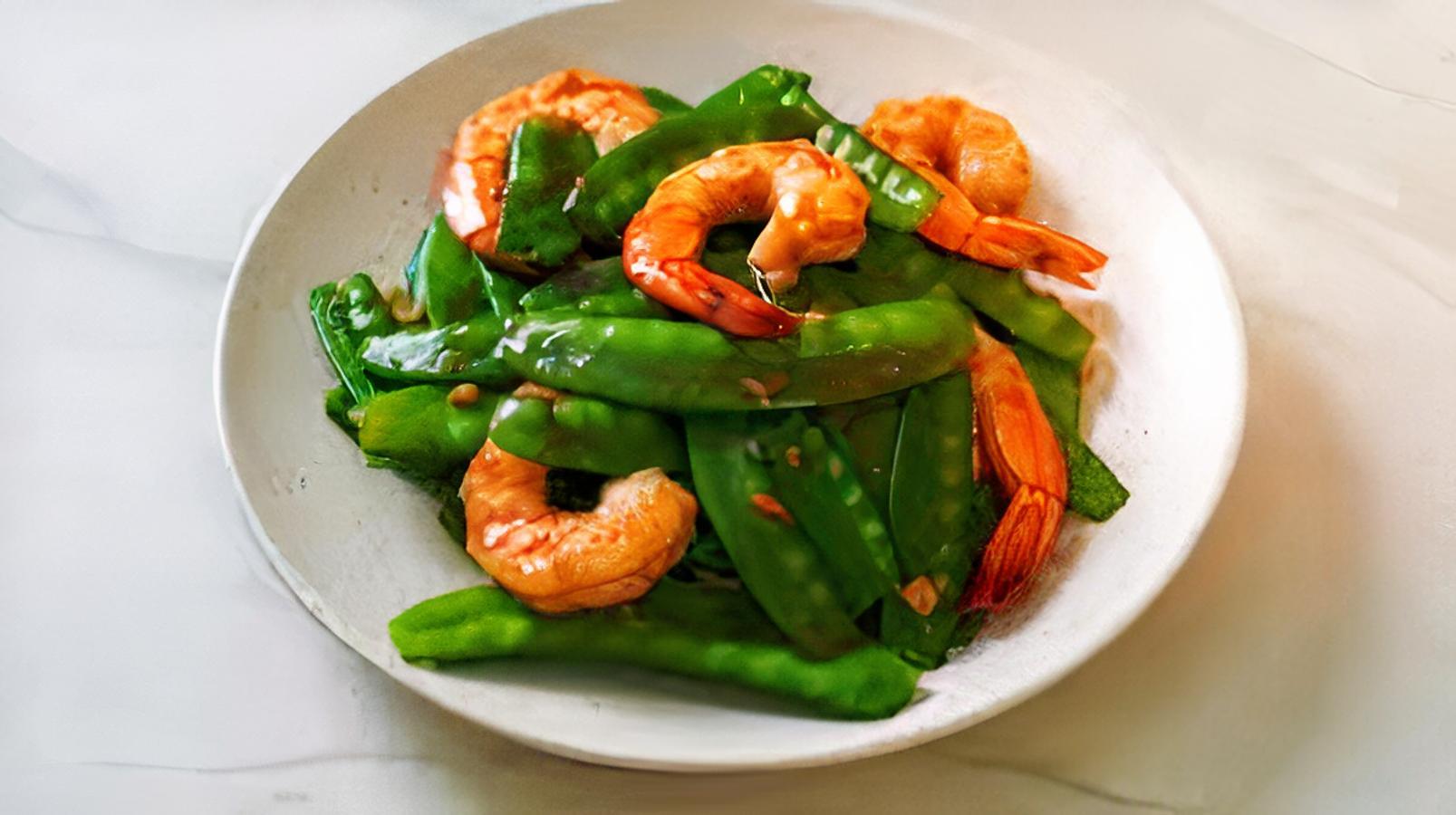 L32. Shrimp with Snow Pea / 雪豆虾