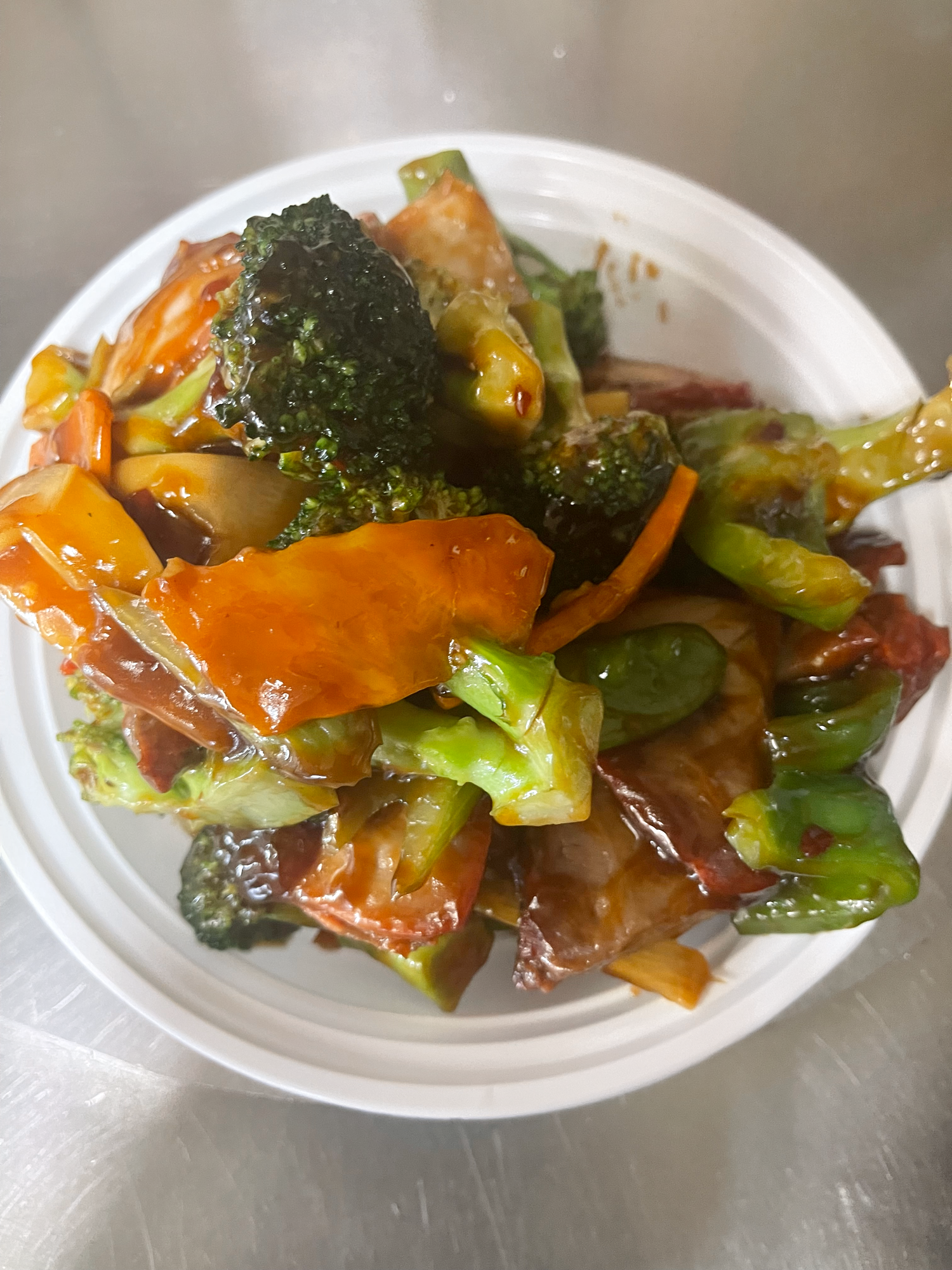 Pork with Mixed Vegetables / 杂菜叉烧