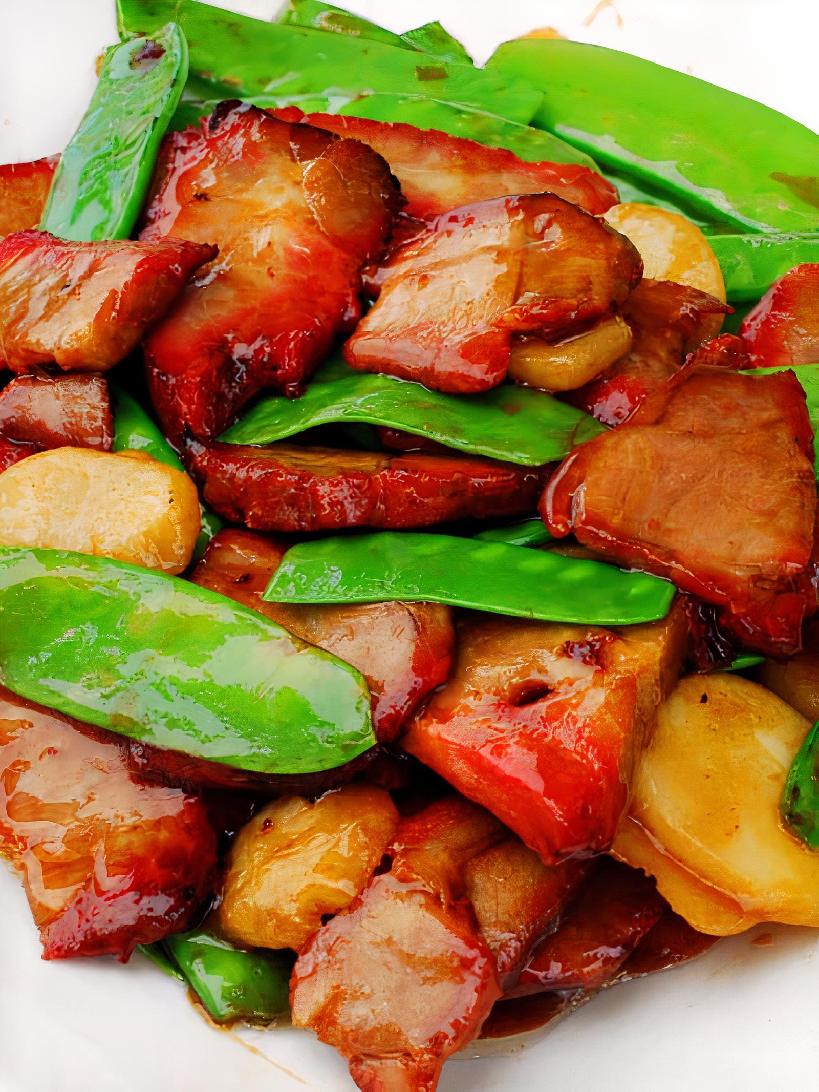 Pork with Snow Peas / 雪豆叉烧