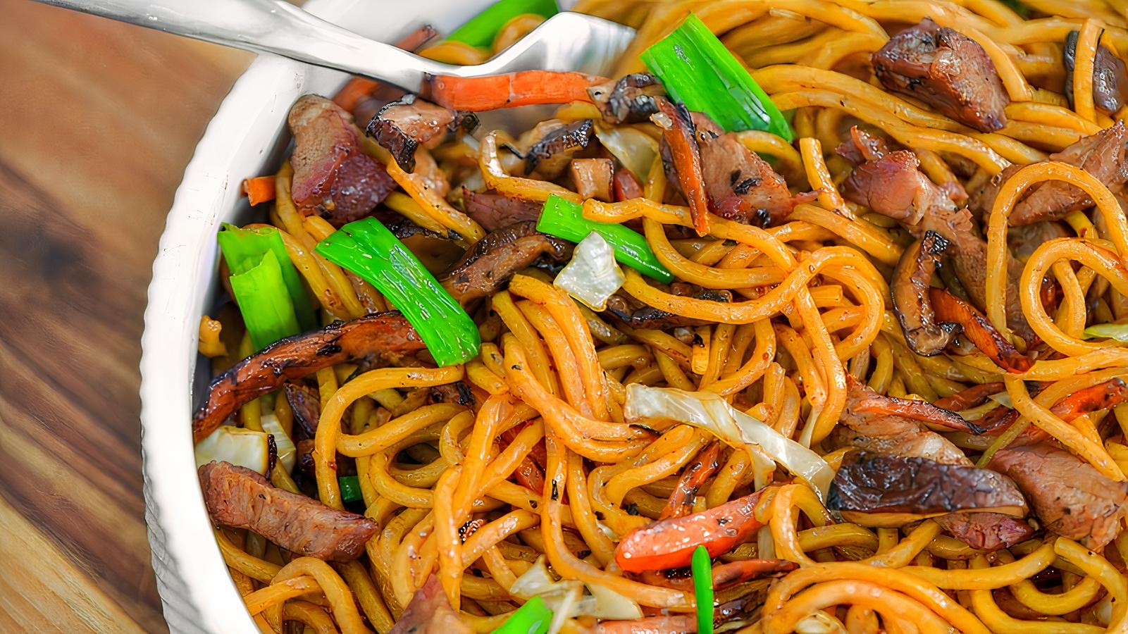 Roast Pork Lo Mein / 叉烧捞面