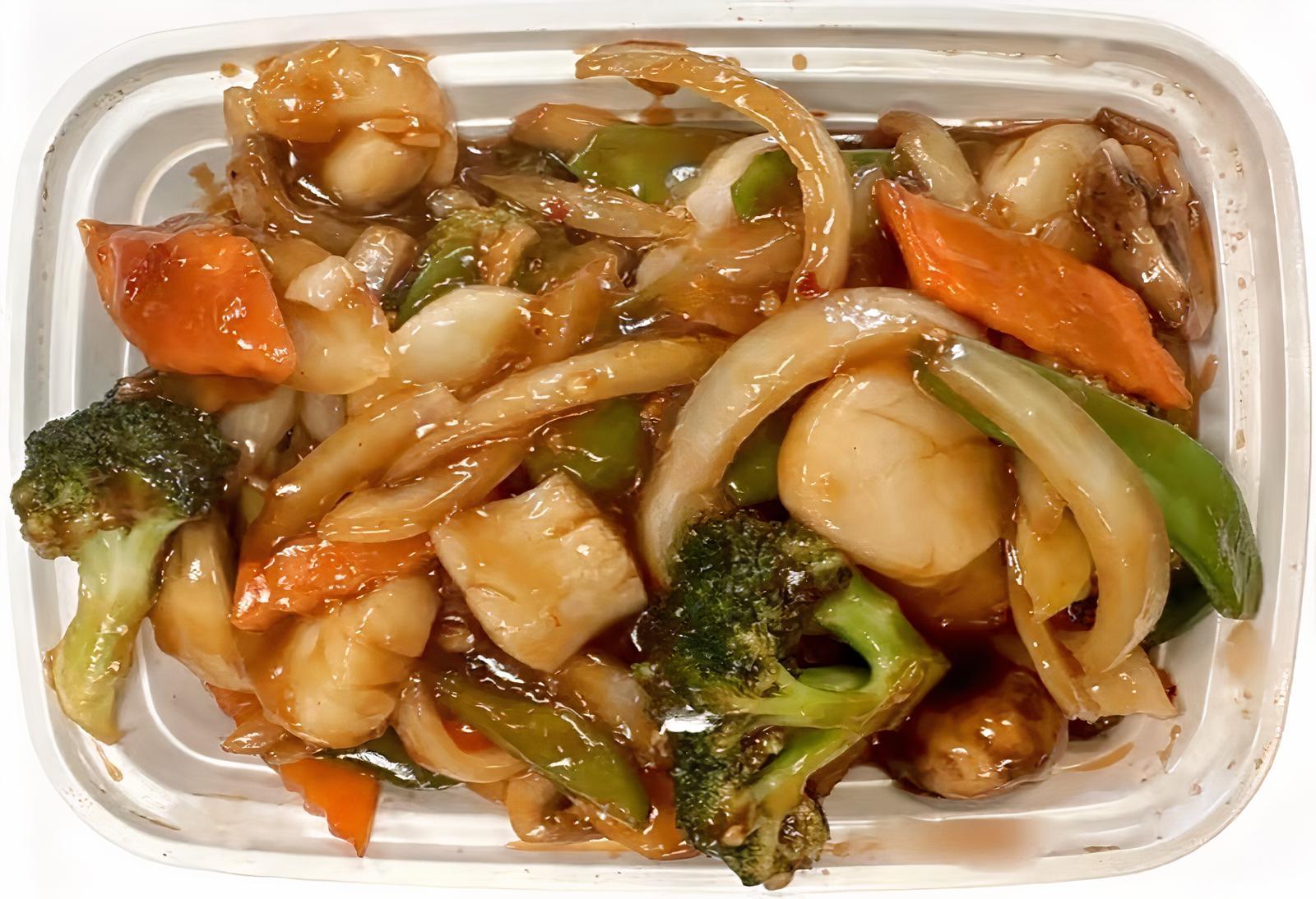 Scallop with Garlic Sauce / 鱼香干贝