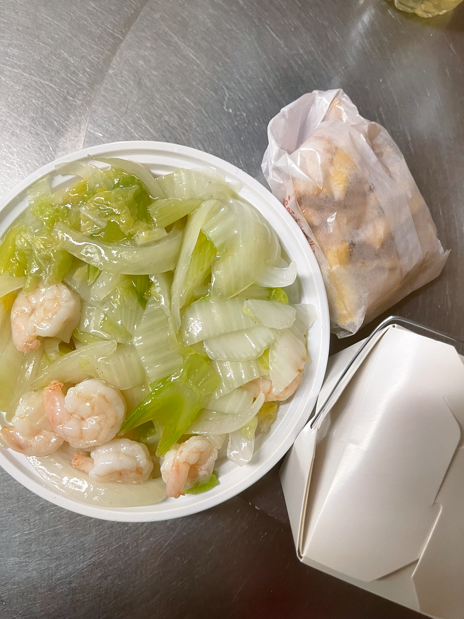 Shrimp Chow Mein or Chop Suey