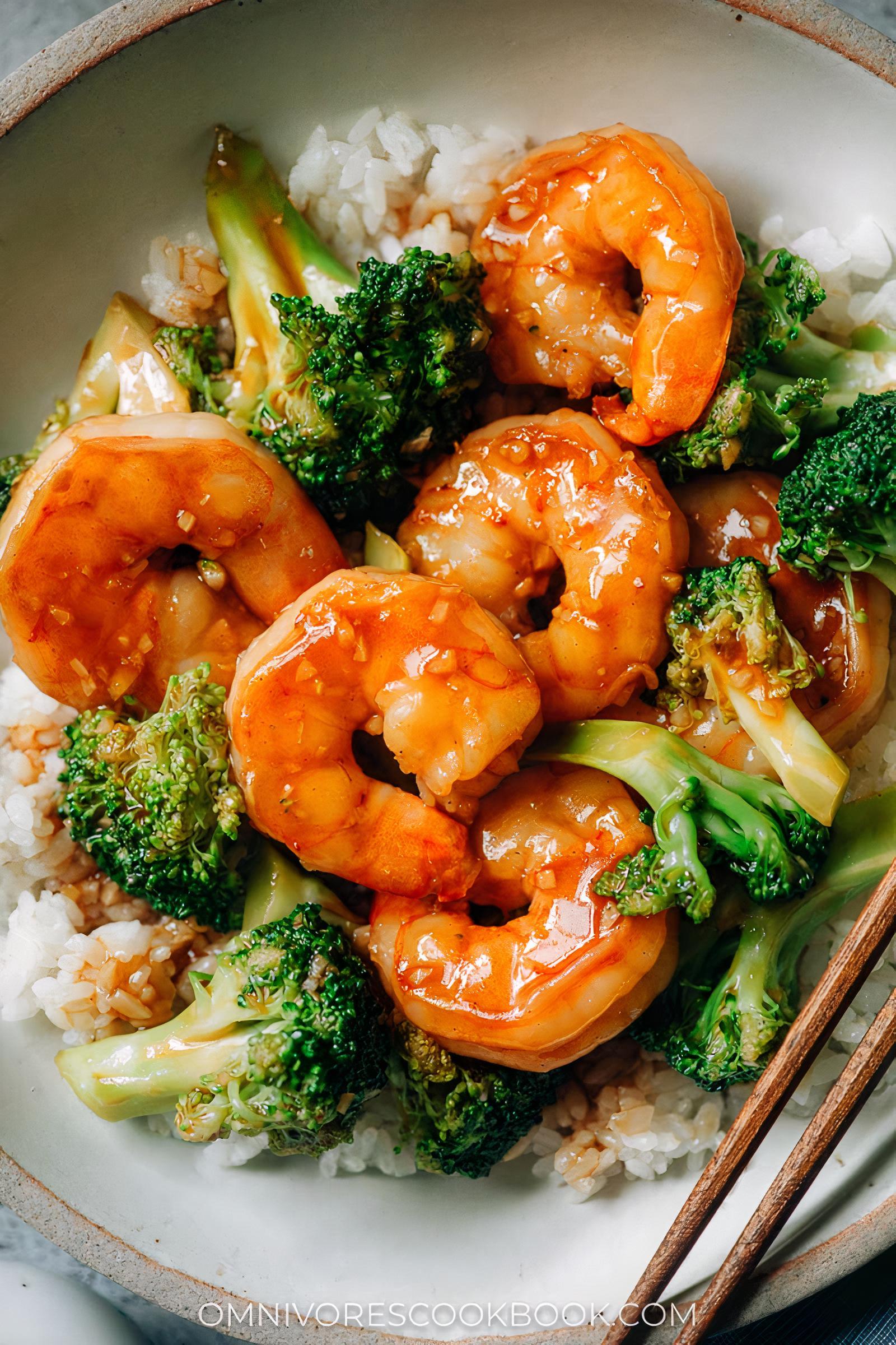 Shrimp with Broccoli / 芥兰虾