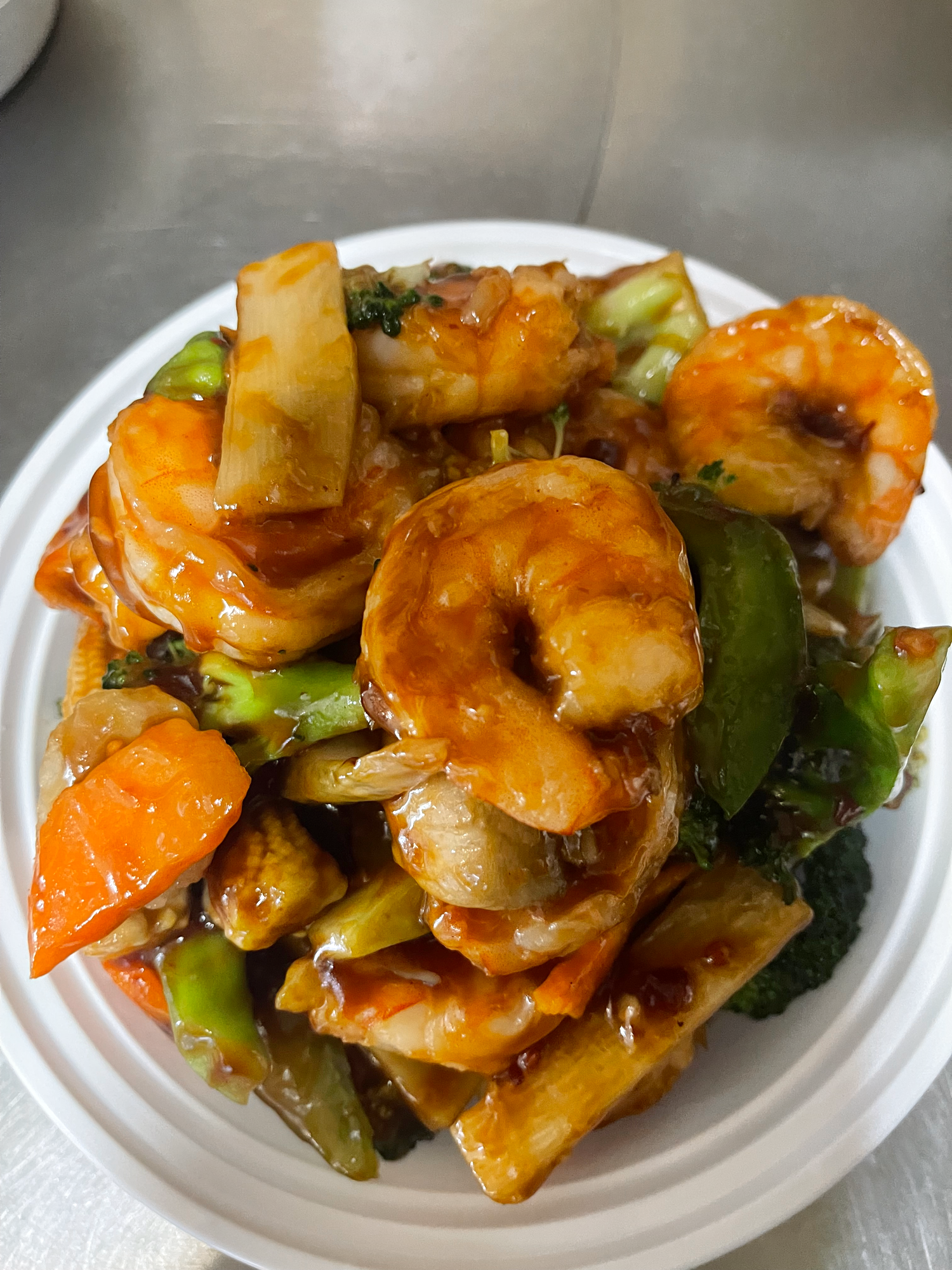 Shrimp with Mixed Vegetable / 杂菜虾