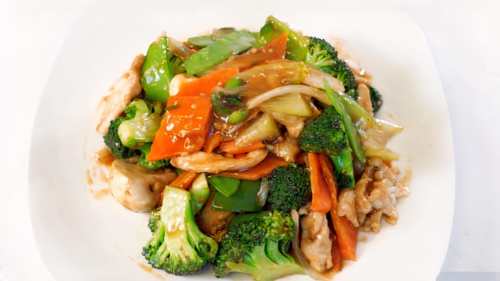 Chicken with Mixed Vegetables / 什菜雞
