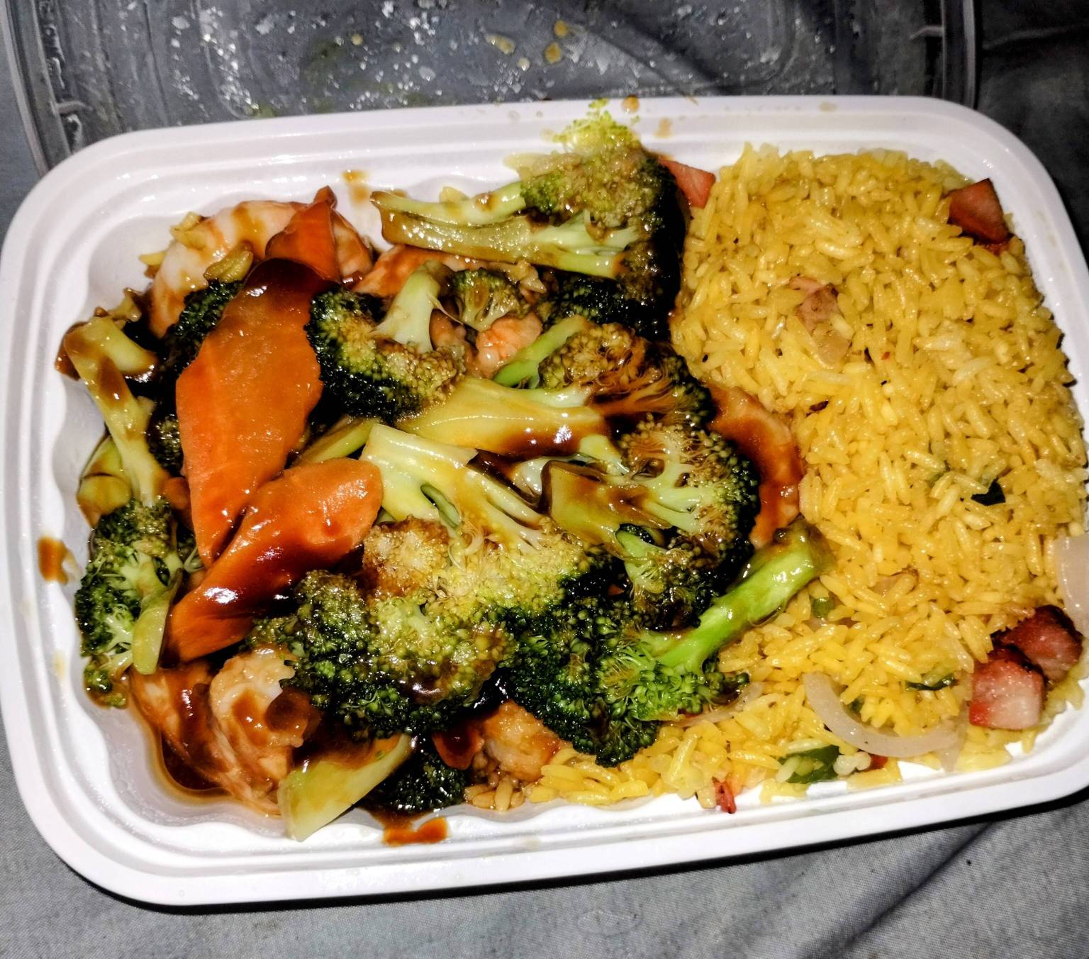 Shrimp with Broccoli / 芥蘭蝦 套餐 (C)