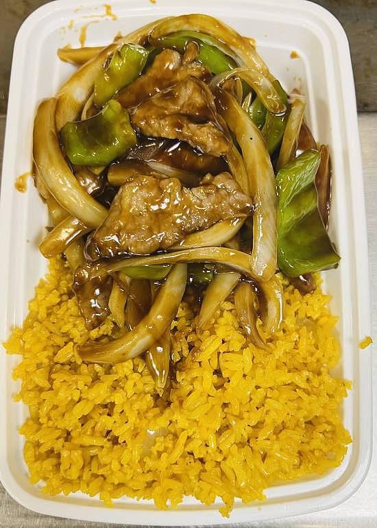 C. Pepper Steak with Onion