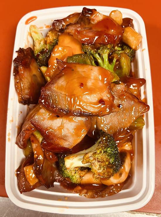 Pork with Garlic Sauce