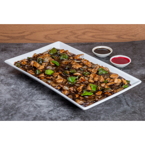 Frango Xadrez + Risoto Chop Suey