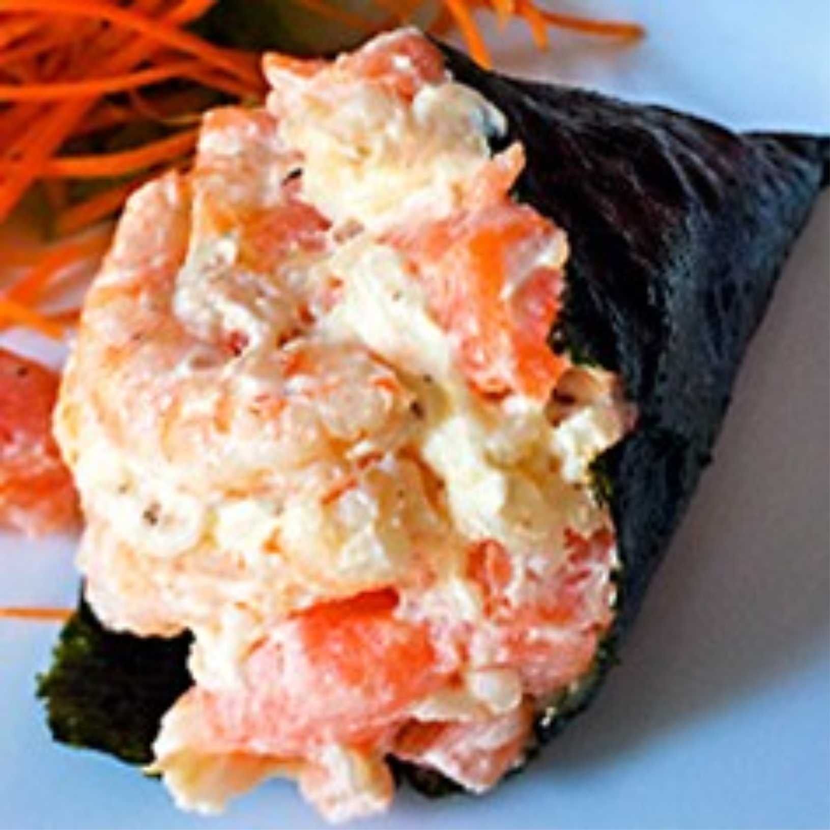 Temaki Camarão Empanado.