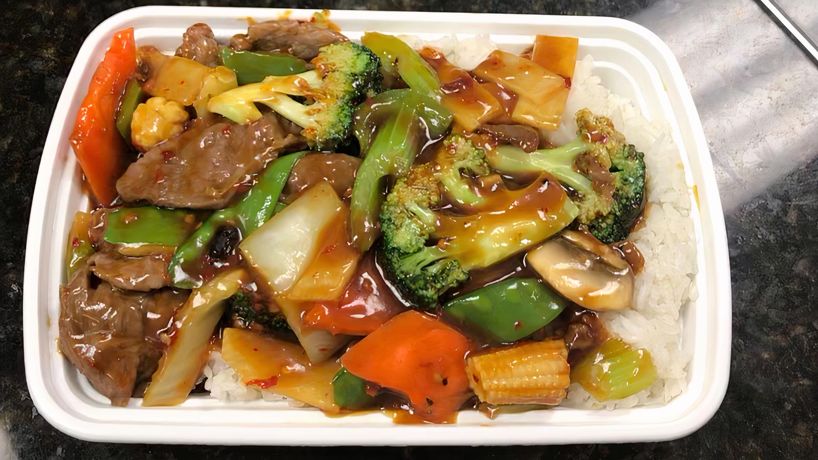 109. Beef with Garlic Sauce