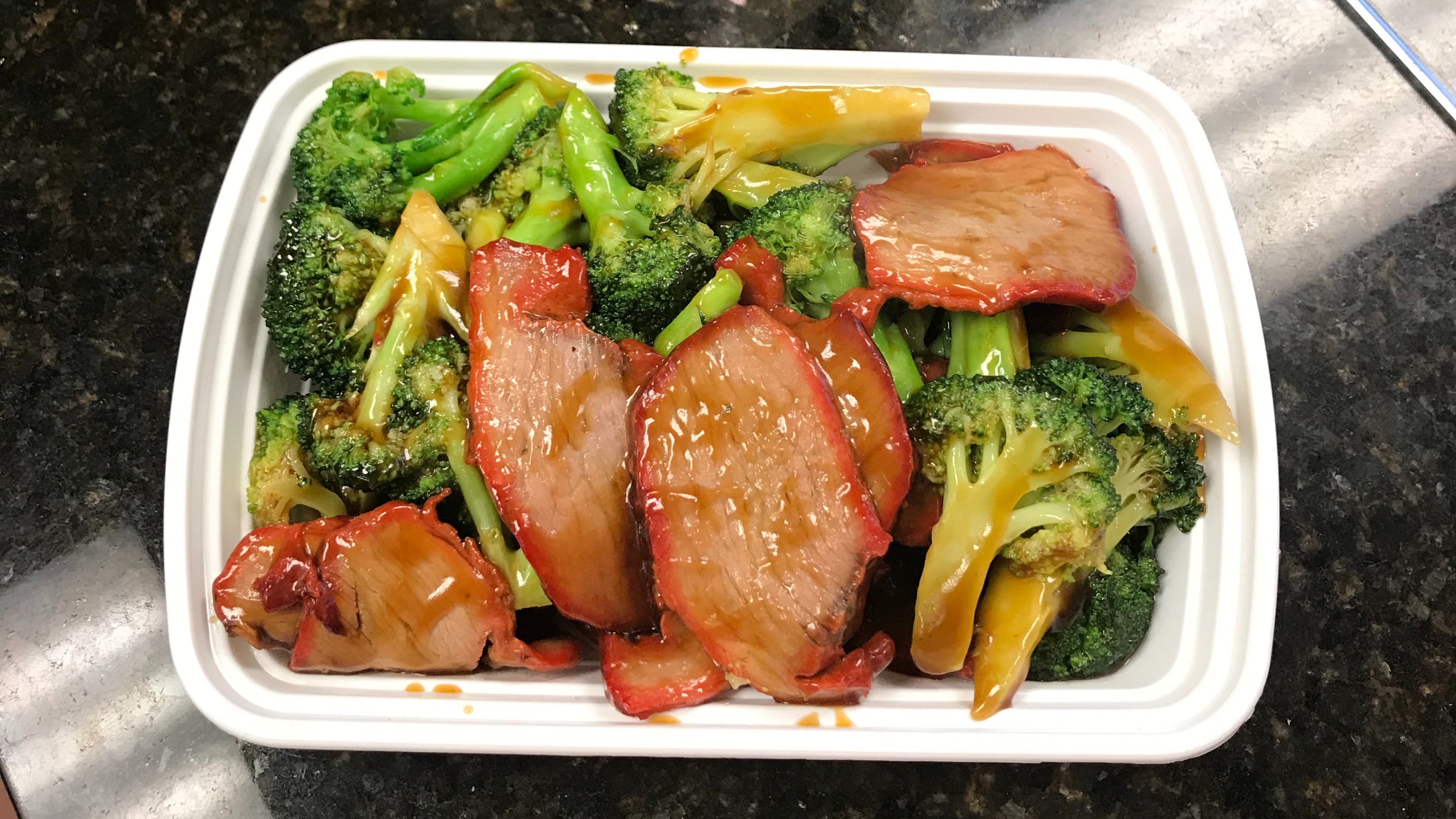 56.  Roast Pork with Broccoli