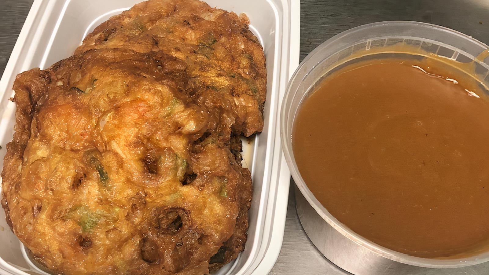 67. Shrimp Egg Foo Young