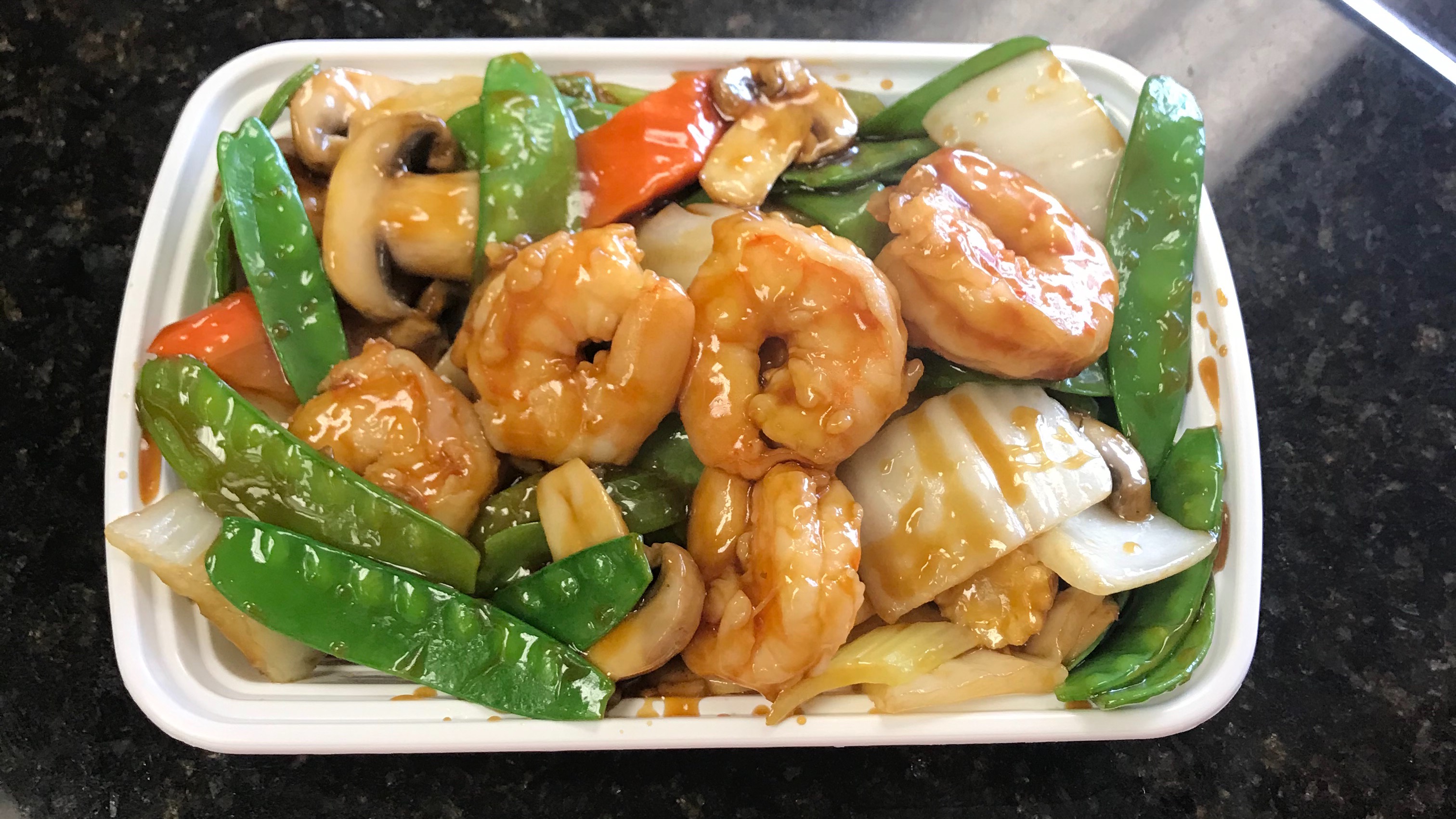 92. Shrimp with Snow Pea Pods
