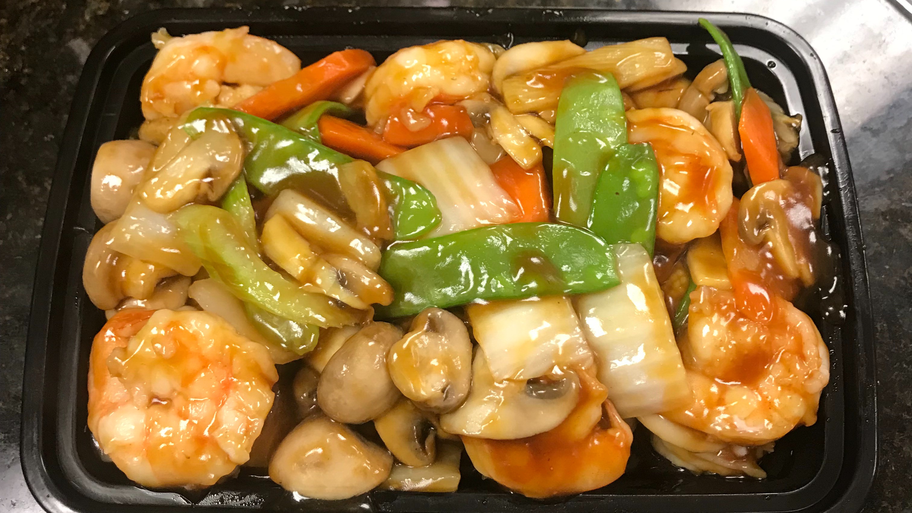 95. Shrimp with Mushrooms