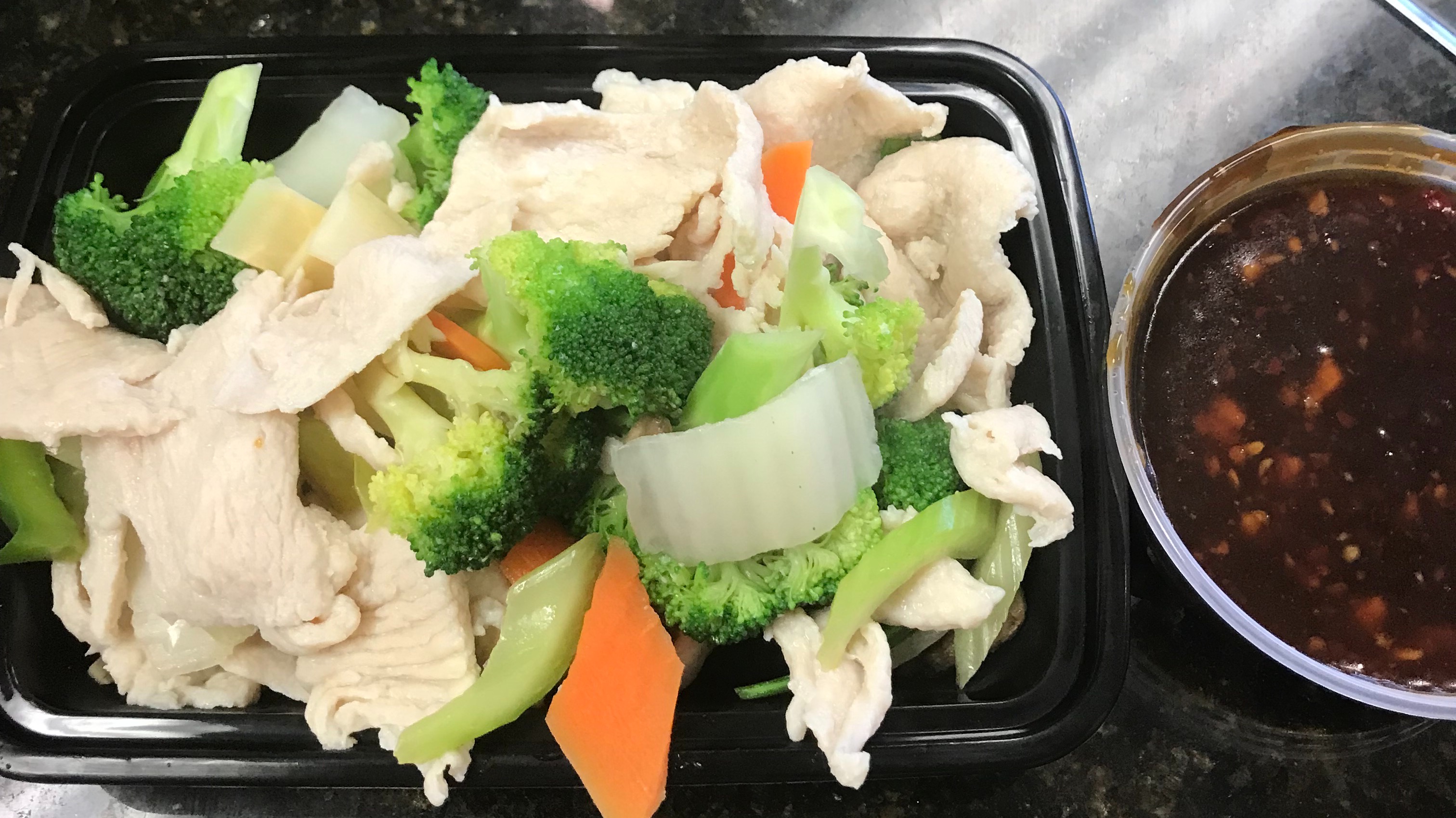 D3. Steamed Chicken with Mixed Vegetables