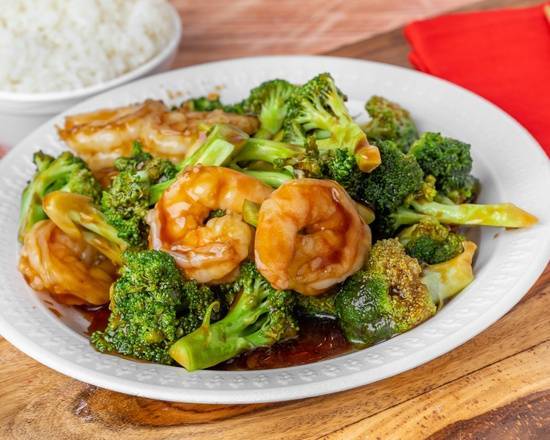 C17. Shrimp with Broccoli