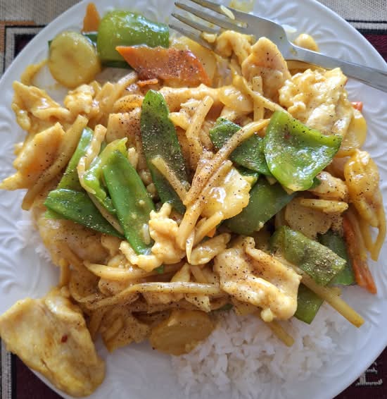 Curry Chicken with Onion