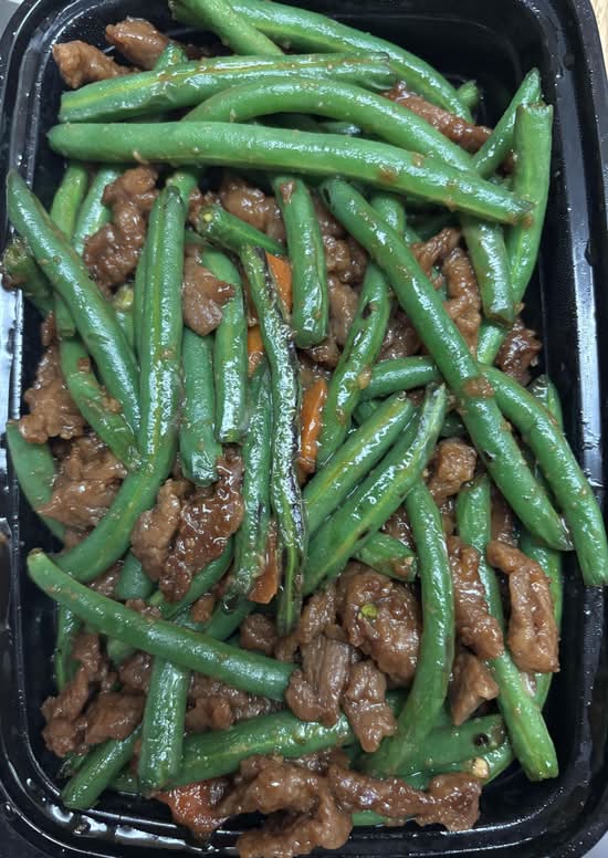 Shredded Beef with String Beans