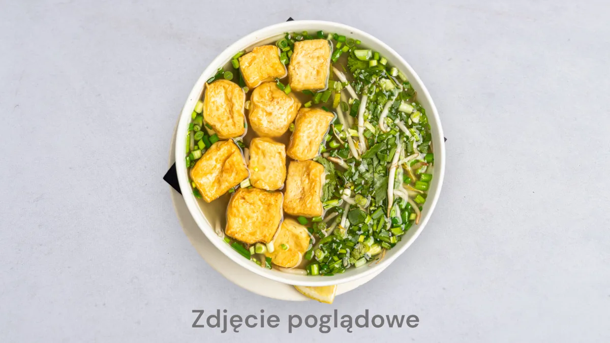 Duża zupa tofu