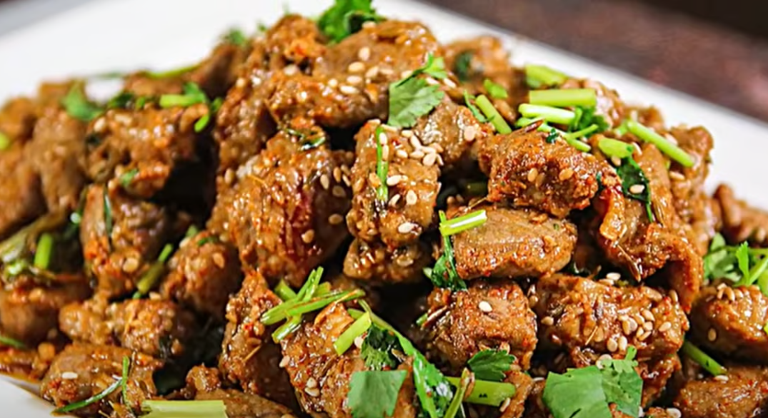 孜然羊 Stir-Fried Lamb with Cumin