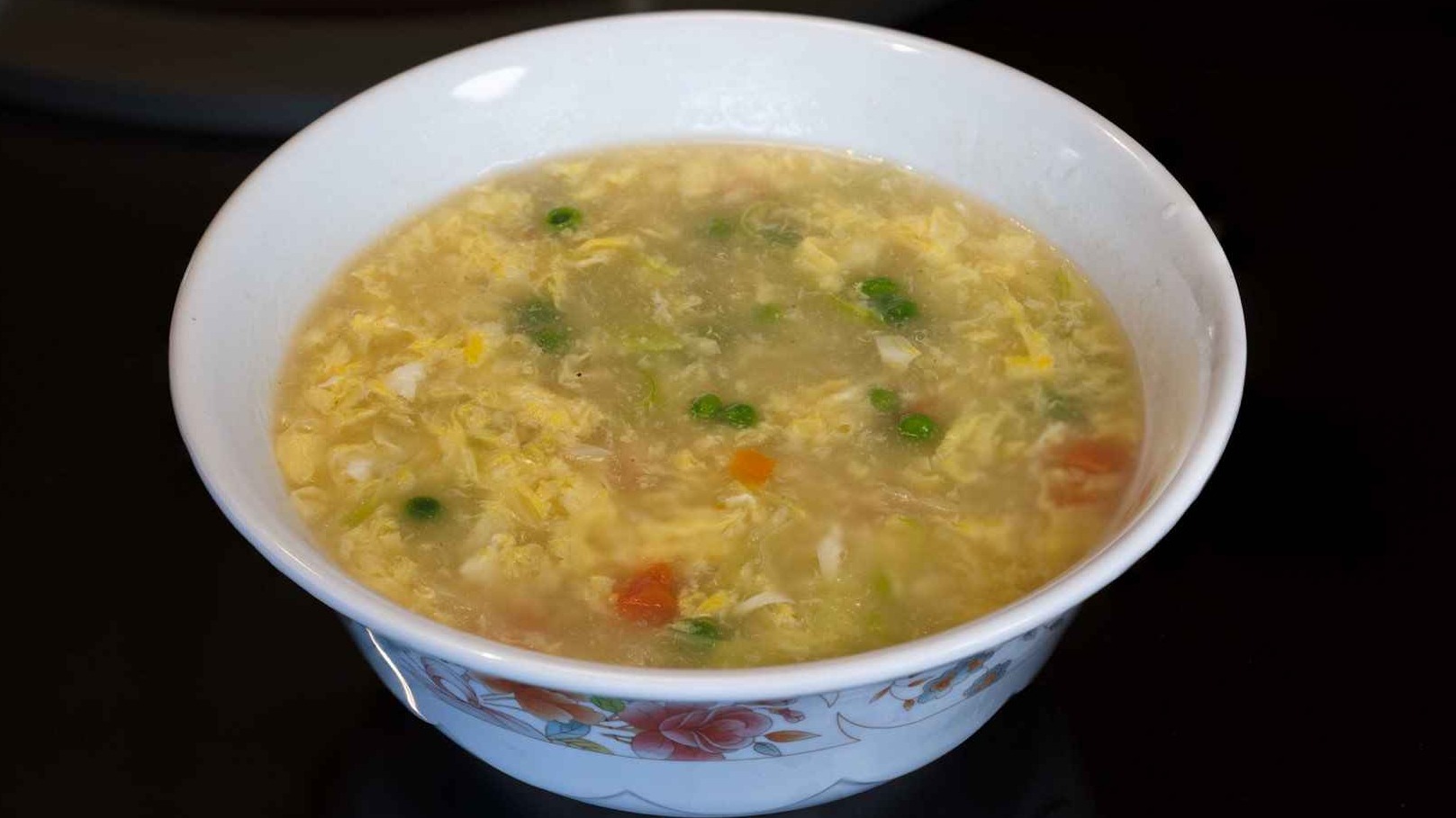 1. Egg Flower Soup 蛋花汤