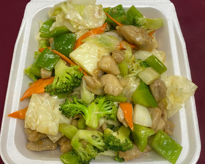 55. Chicken with Vegetables 杂菜鸡